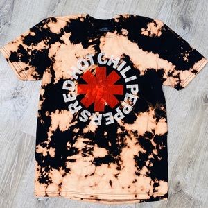 Decolorized Red Hot Chili Peppers Band Tee